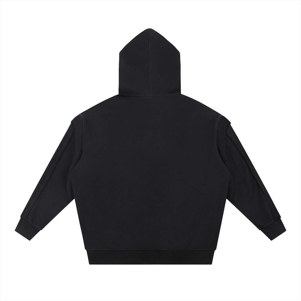 Grace In Motion Raw Edge Double Layered Hoodie