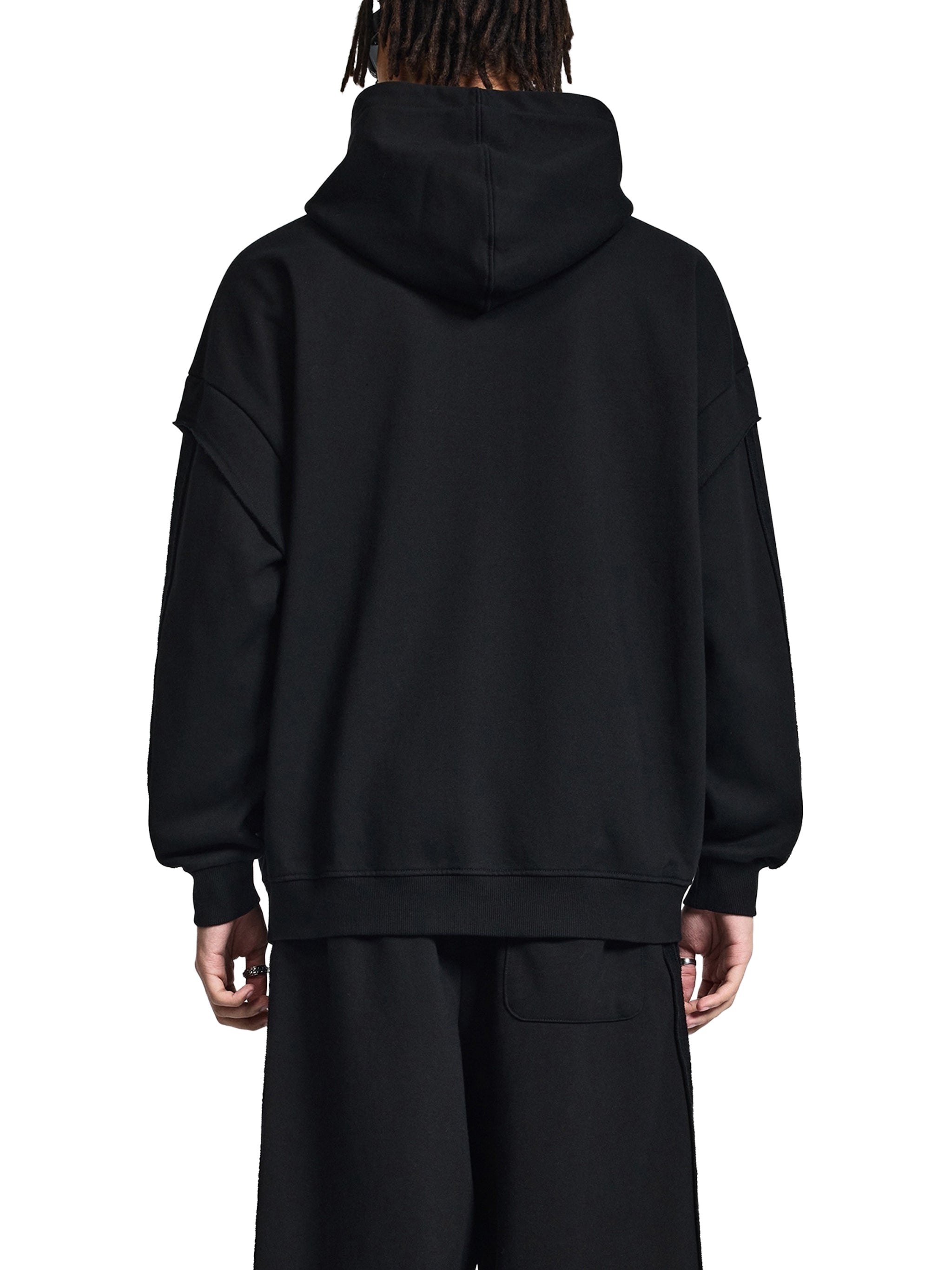 Grace In Motion Raw Edge Double Layered Hoodie